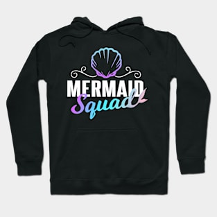 Mermaid squad Funny Graphic Girl Womens T-Shirt Hoodie